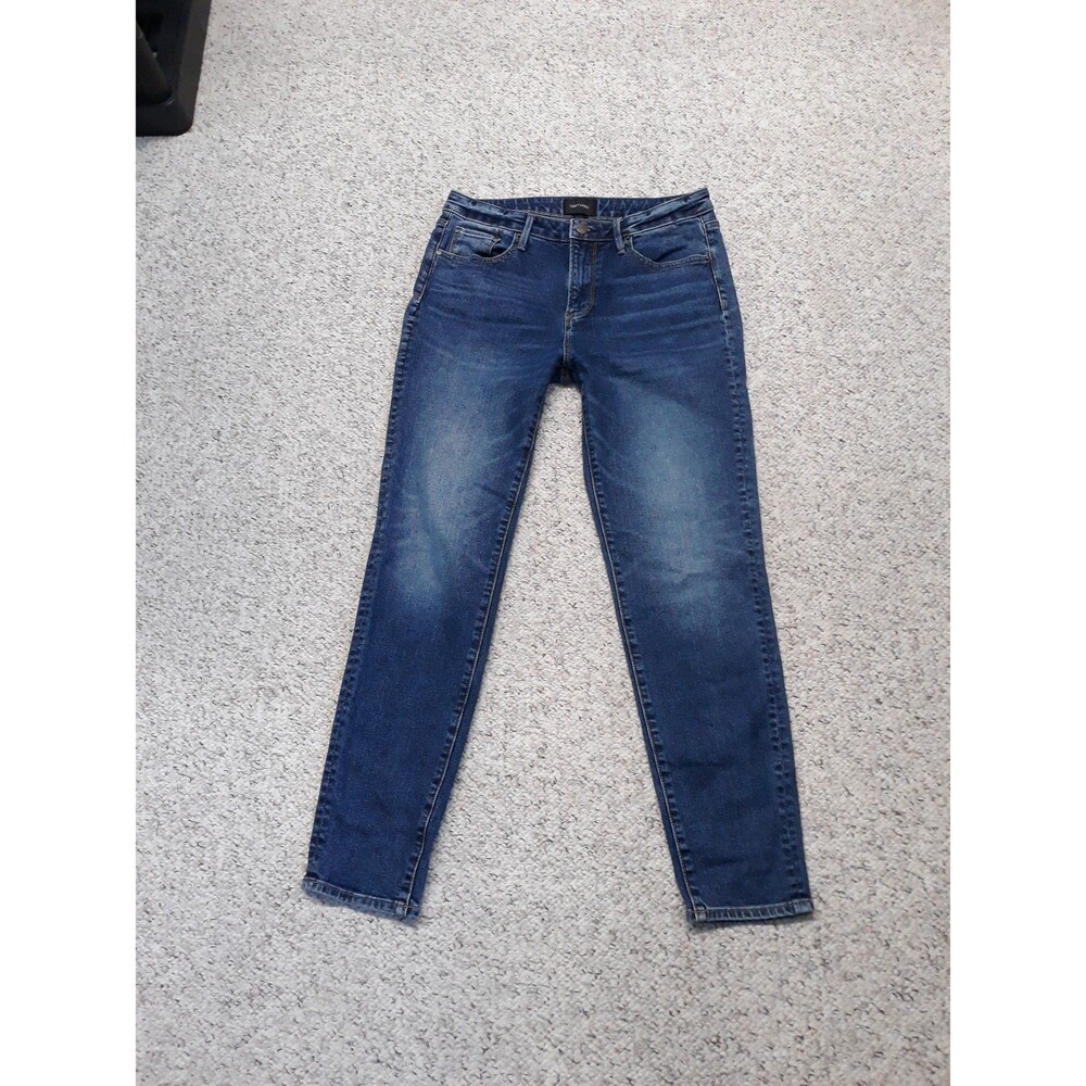 Driftwood Women's High-Rise Gazelle Style Dark Wash Skinny 28